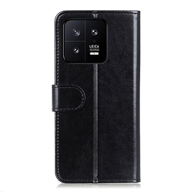 Kožna Futrola Xiaomi 13 Lakirana Lakirana Koža