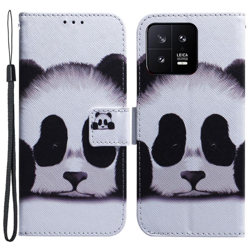 Kožna Futrola Xiaomi 13 Panda S Remenčićima