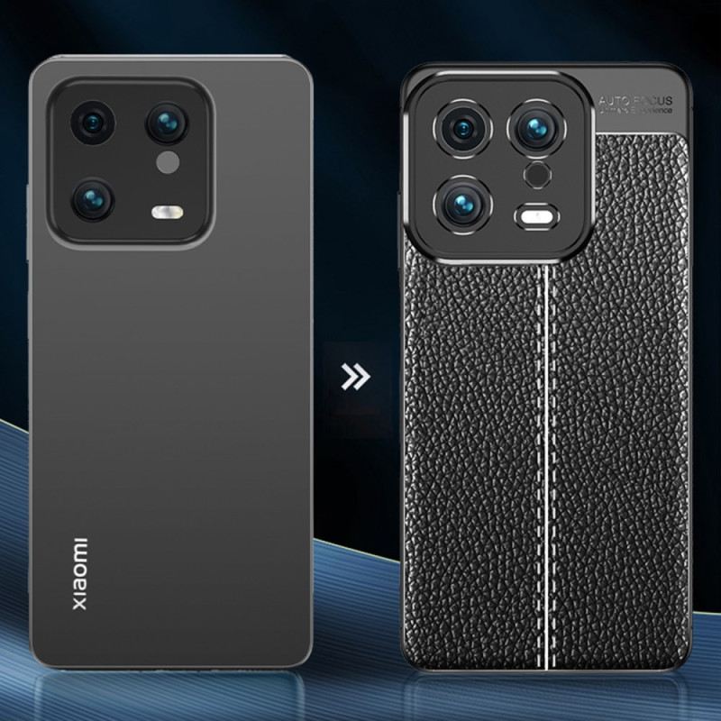 Maskica Xiaomi 13 Efekt Dvostruke Linije Litchi Kože