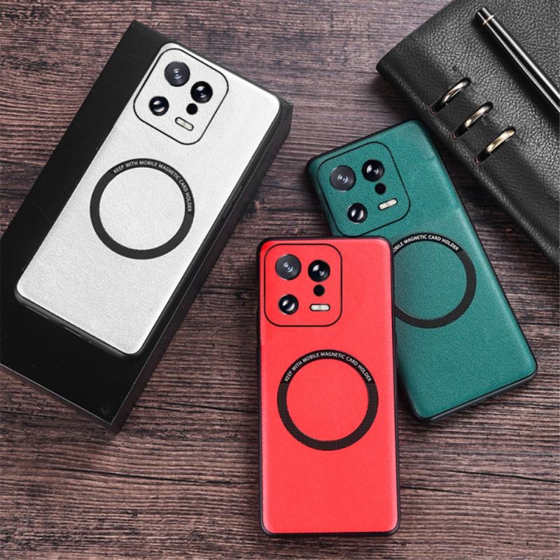 Maskica Xiaomi 13 Kožni Stil Kompatibilan S Magsafe