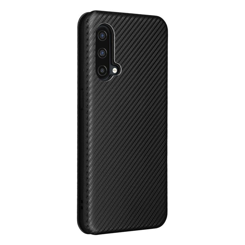 Flip Futrola OnePlus Nord CE 5G Kožna Futrola Karbonski Silikon U Boji