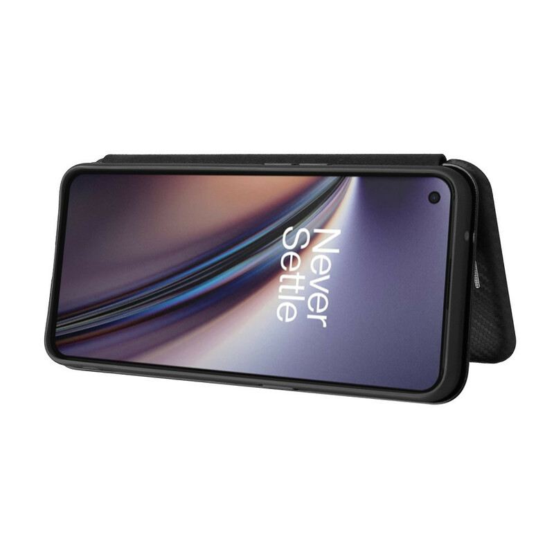 Flip Futrola OnePlus Nord CE 5G Kožna Futrola Karbonski Silikon U Boji