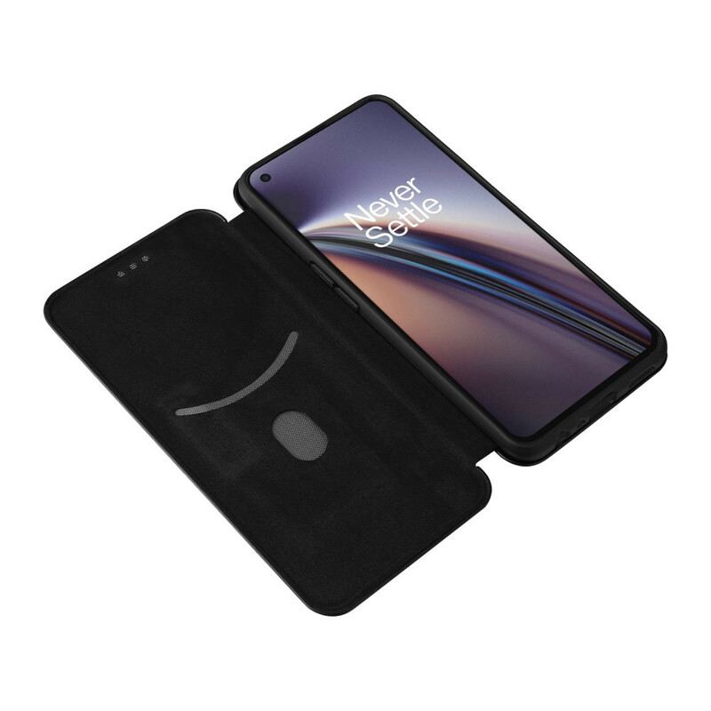 Flip Futrola OnePlus Nord CE 5G Kožna Futrola Karbonski Silikon U Boji