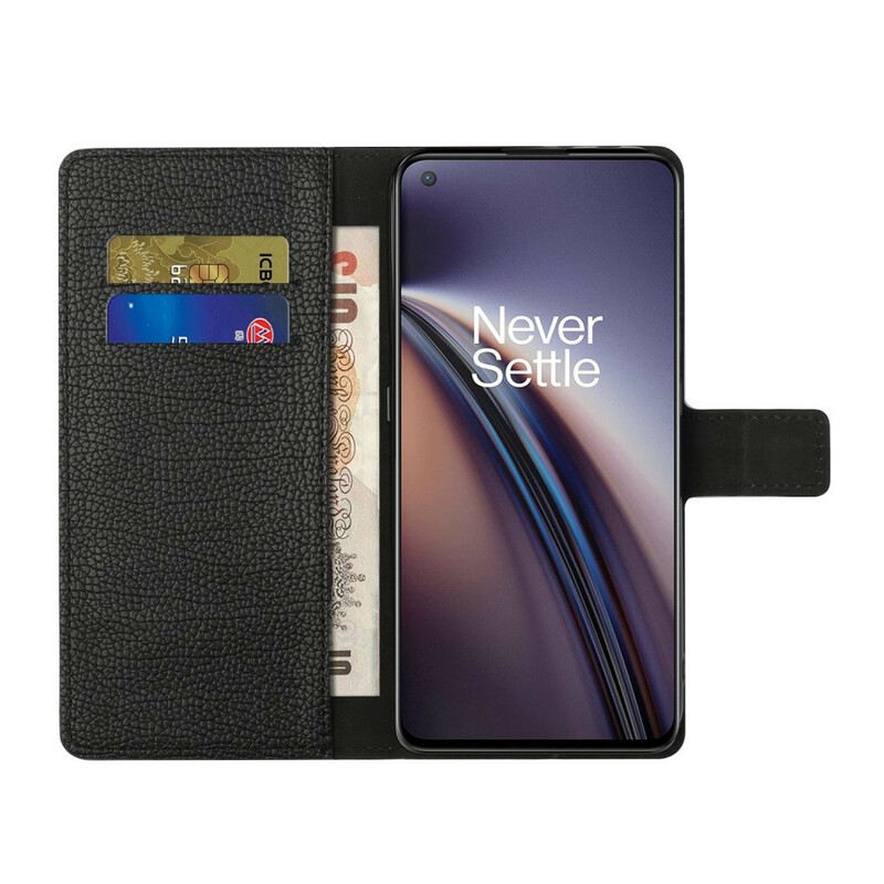 Futrola OnePlus Nord CE 5G Litchi Zrnati Kožni Efekt