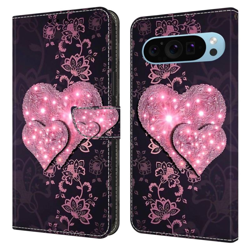 Flip Futrola Google Pixel 9 Pro Xl Maskice Za Mobitele Srca Od Čipke