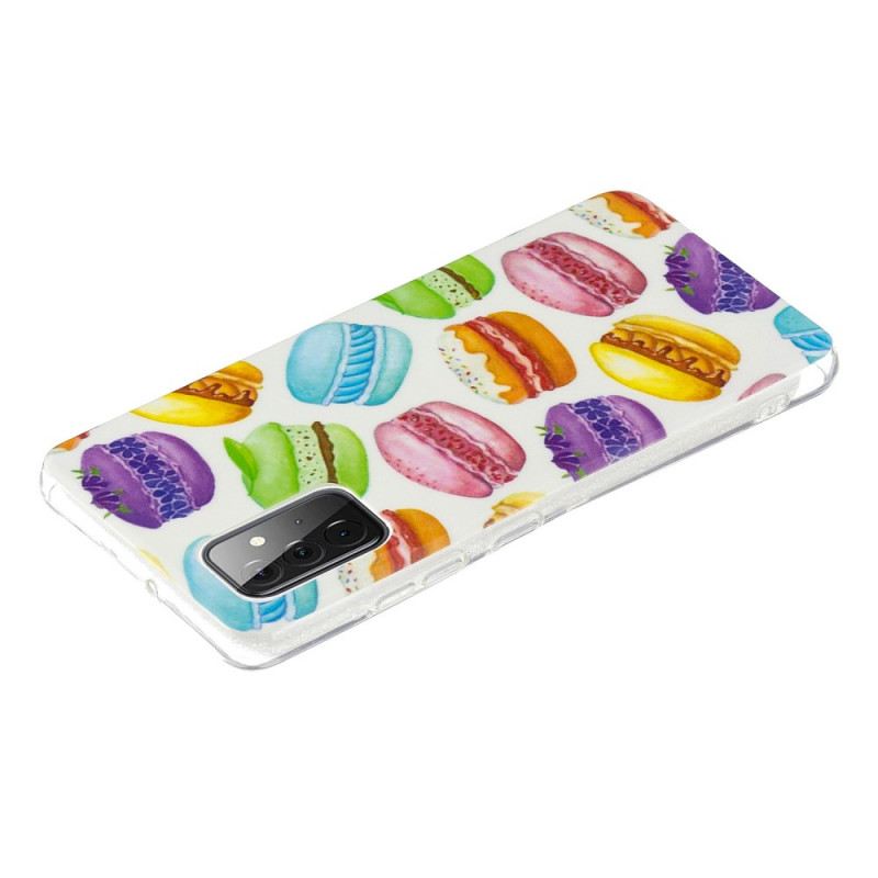 Maskica Samsung Galaxy A72 4G / A72 5G Fluorescentni Makaroni