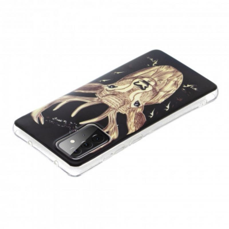Maskica Samsung Galaxy A72 4G / A72 5G Fluorescentni Veličanstveni Jelen