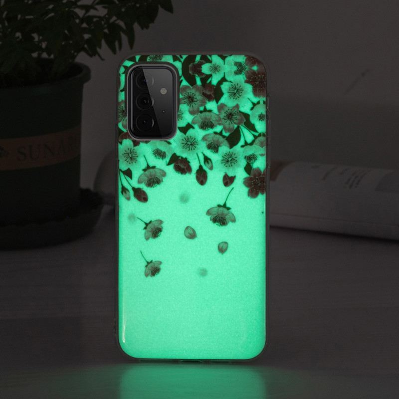Maskica Samsung Galaxy A72 4G / A72 5G Fluorescentno Cvijeće