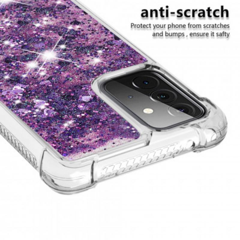 Maskica Samsung Galaxy A72 4G / A72 5G Želje Šljokice