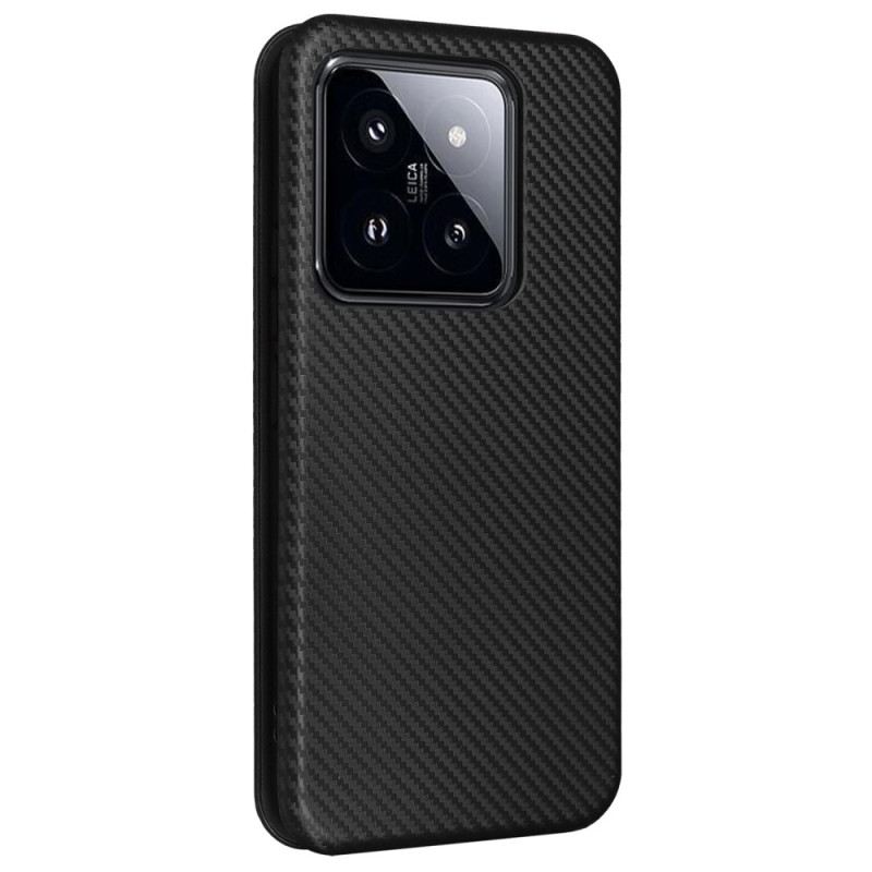 Flip Futrola Za Xiaomi 14 Pro Karbonska Vlakna