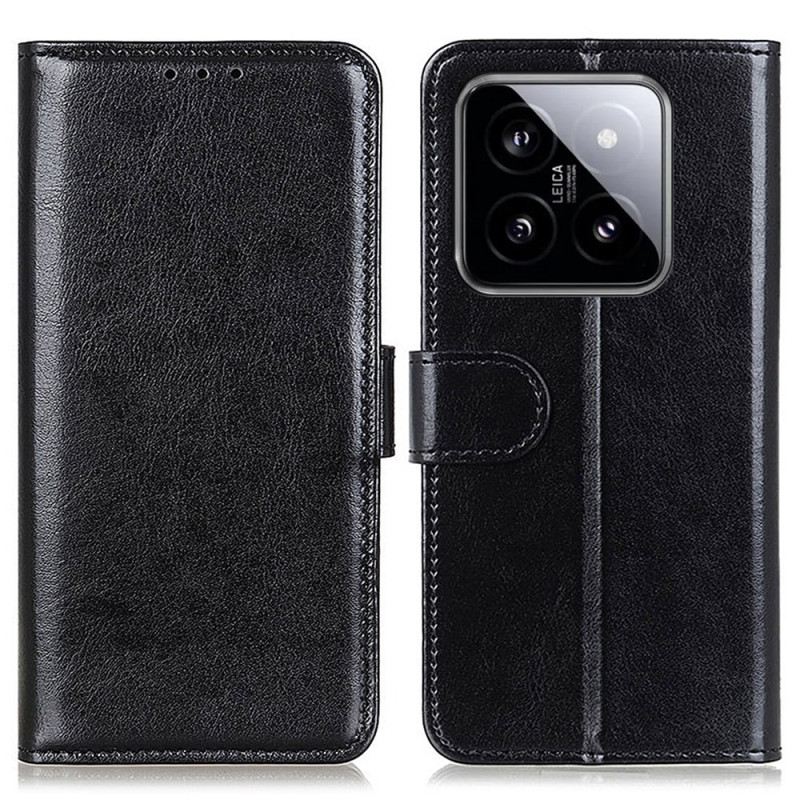Kožna Futrola Xiaomi 14 Pro Lakirana Lakirana Koža