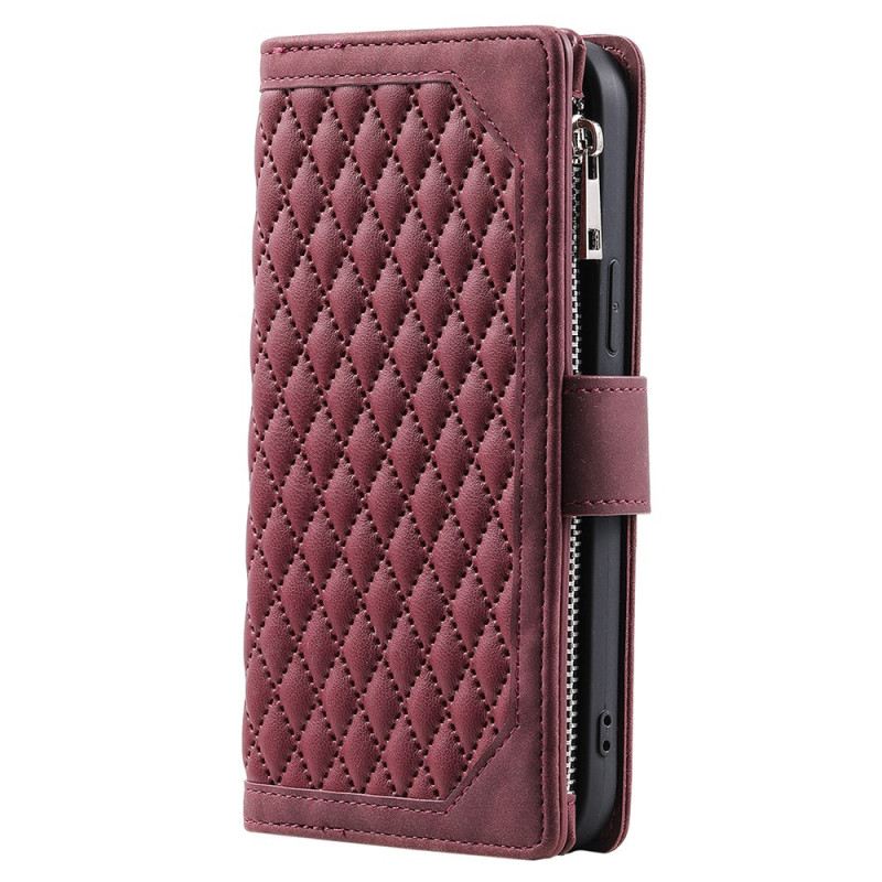 Kožna Futrola Xiaomi 14 Pro Prošiveni Novčanik S Podstavom