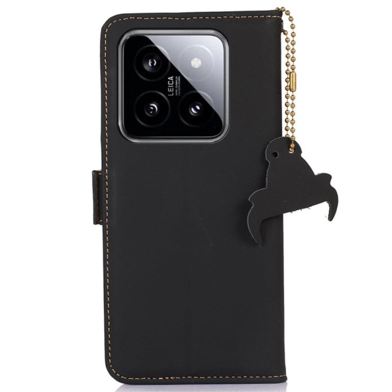 Kožna Futrola Xiaomi 14 Pro Rfid Blokiranje Kožnog Novčanika