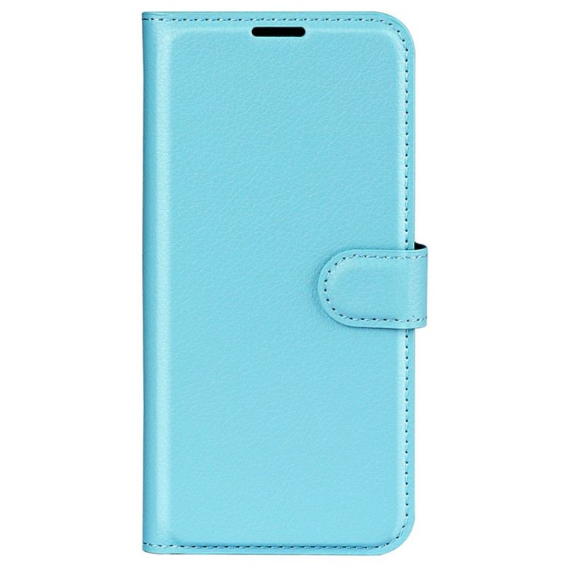 Kožna Futrola Za Xiaomi 14 Pro Klasična Litchi Umjetna Koža