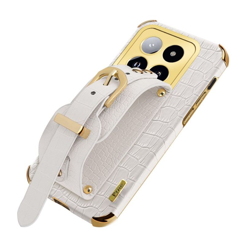 Maskica Xiaomi 14 Pro Efekt Krokodila S Narukvicom