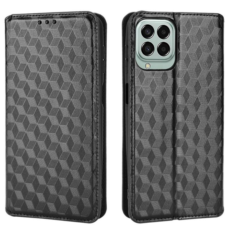 Flip Futrola Samsung Galaxy M53 5G Kožna Futrola 3d Kocke