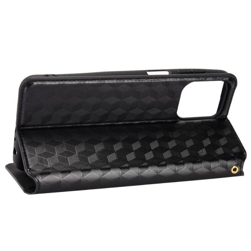 Flip Futrola Samsung Galaxy M53 5G Kožna Futrola 3d Kocke