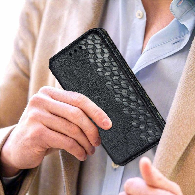 Flip Futrola Samsung Galaxy M53 5G Kožna Futrola Uzorak S Efektom Kože