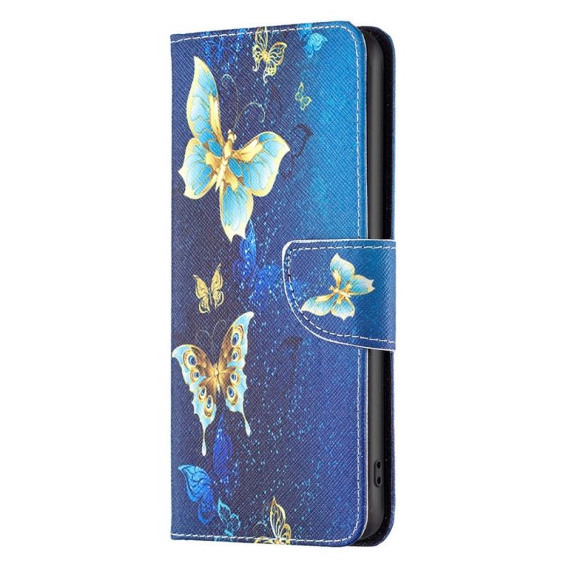 Flip Futrola Samsung Galaxy M53 5G Zlatni Leptiri
