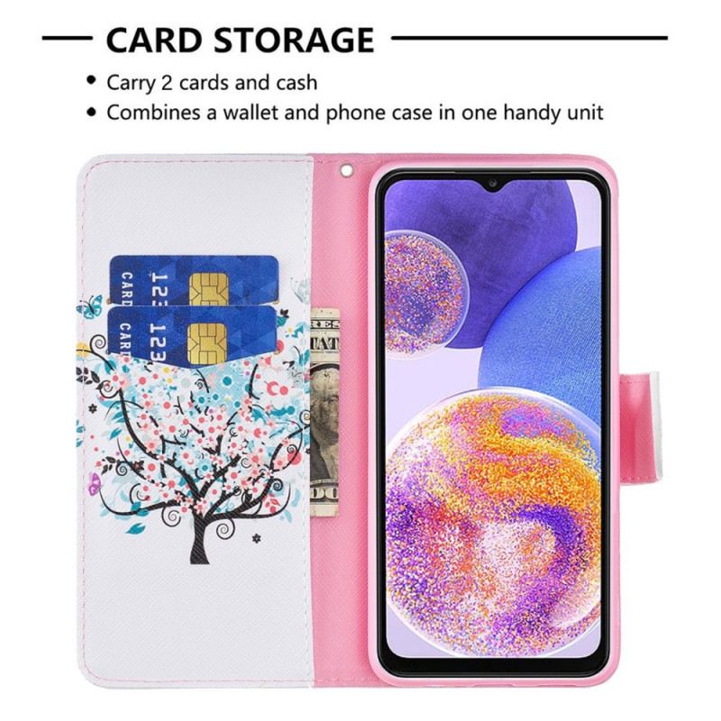 Futrola Samsung Galaxy M53 5G Drvo S Cvjetovima