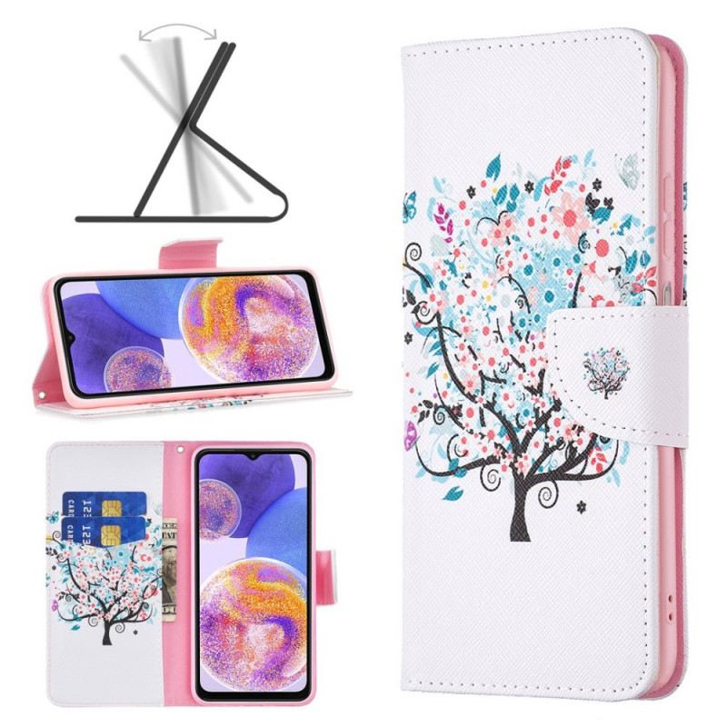 Futrola Samsung Galaxy M53 5G Drvo S Cvjetovima