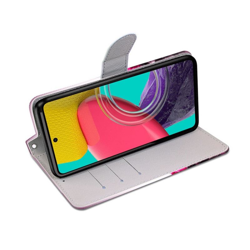 Futrola Samsung Galaxy M53 5G Traka Cvijeće