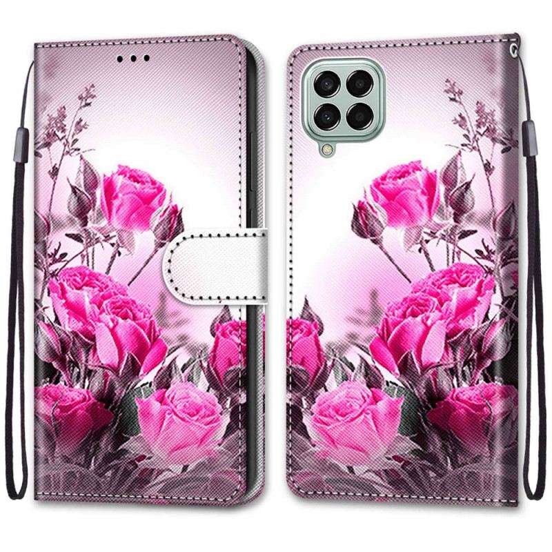 Futrola Samsung Galaxy M53 5G Traka Cvijeće