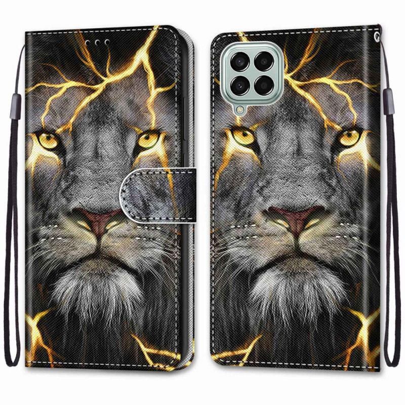 Futrola Samsung Galaxy M53 5G Vatrena Mačka S Remenom