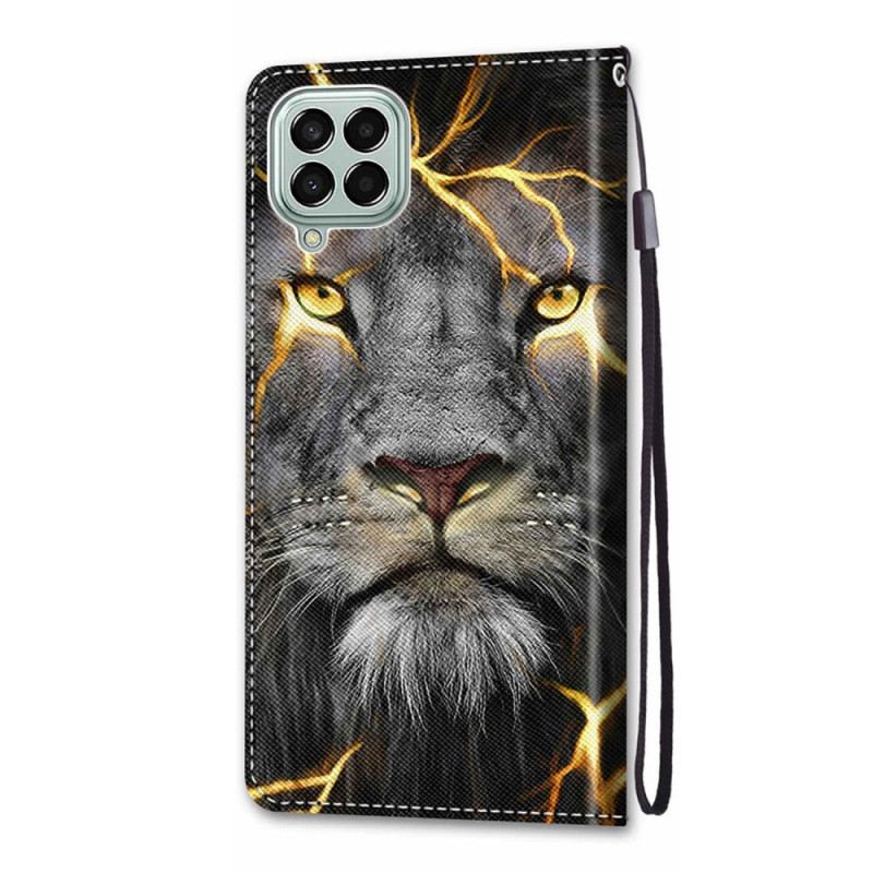 Futrola Samsung Galaxy M53 5G Vatrena Mačka S Remenom