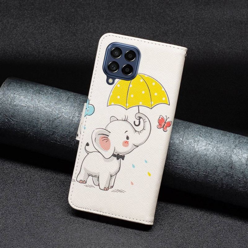 Kožna Futrola Samsung Galaxy M53 5G Beba Slon