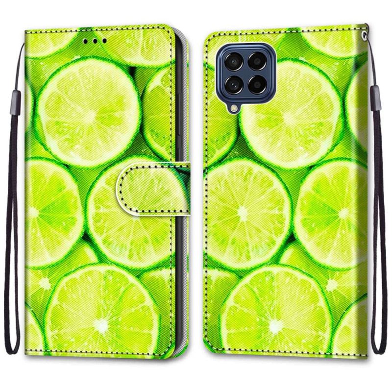 Kožna Futrola Samsung Galaxy M53 5G Limete