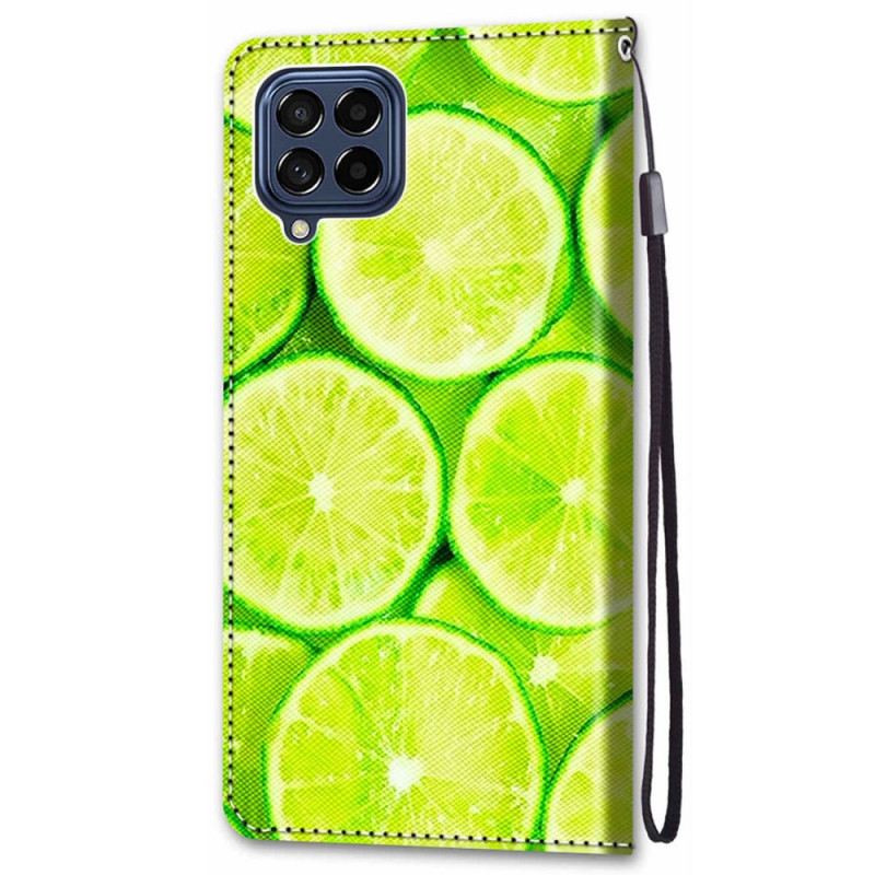 Kožna Futrola Samsung Galaxy M53 5G Limete