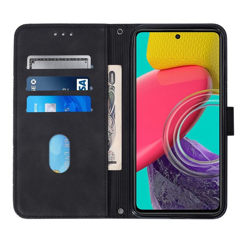Kožna Futrola Samsung Galaxy M53 5G Trokuti Ramena
