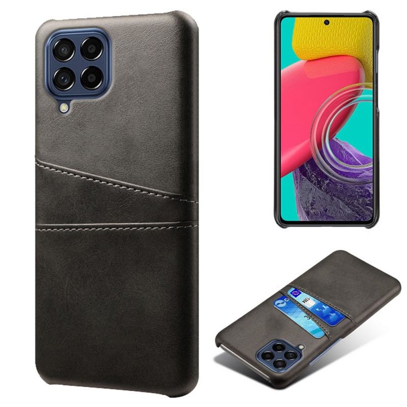 Maskica Samsung Galaxy M53 5G Držač Kartice S Efektom Kože