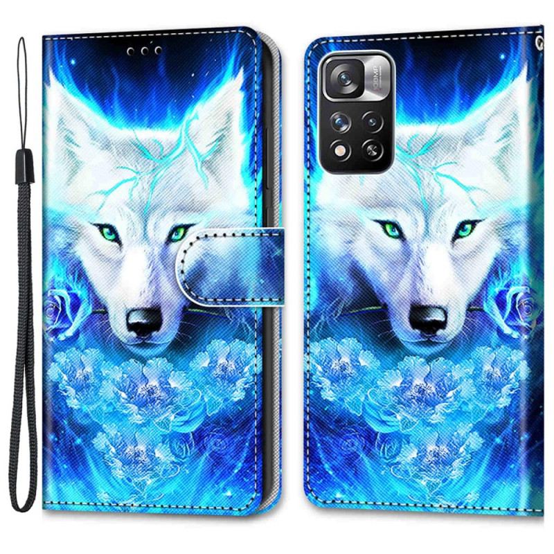 Futrola Xiaomi Redmi Note 11 Pro Plus 5G Lanyard Wolf