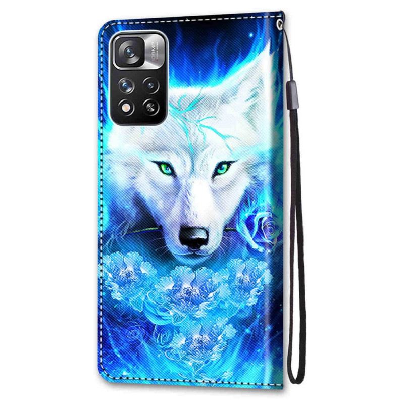 Futrola Xiaomi Redmi Note 11 Pro Plus 5G Lanyard Wolf