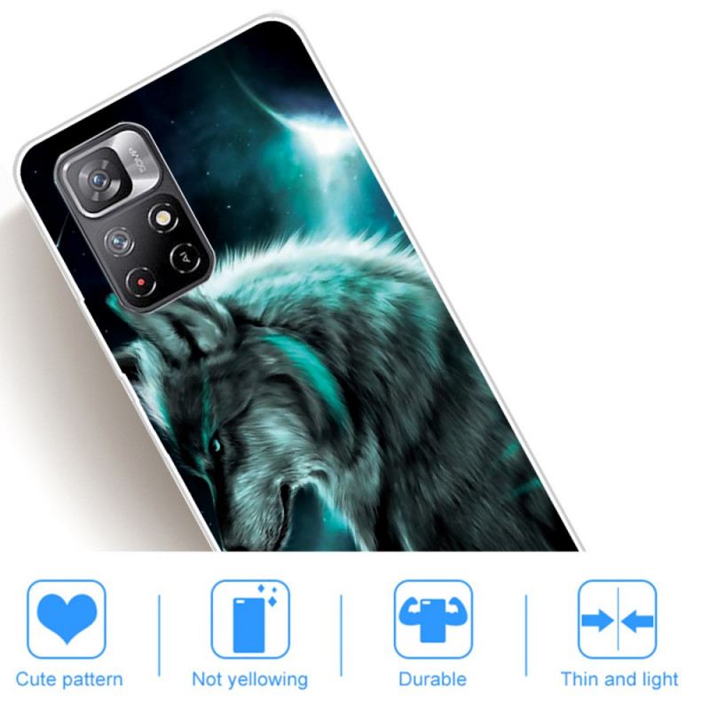 Maskica Xiaomi Redmi Note 11 Pro Plus 5G Silikonski Vuk