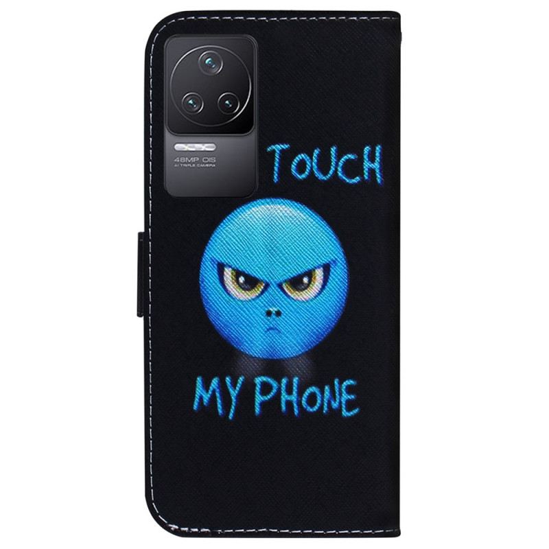 Kožna Futrola Poco F4 Emotikoni Ne Diraj Moj Telefon