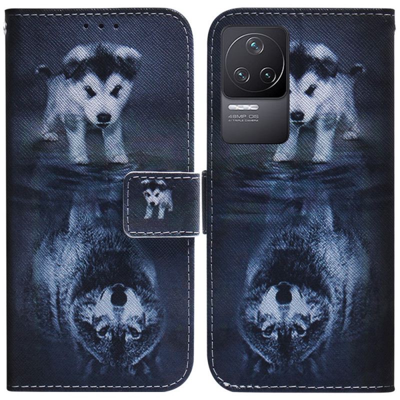 Kožna Futrola Poco F4 Puppy Dream