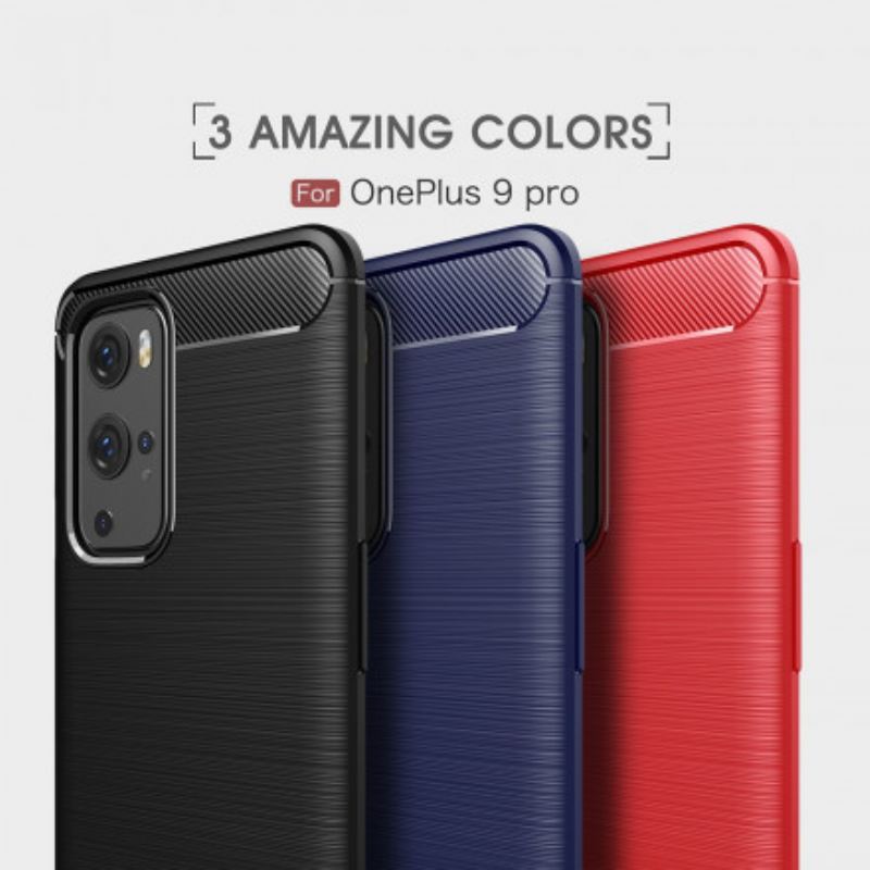 Maskica OnePlus 9 Pro Brušena Karbonska Vlakna