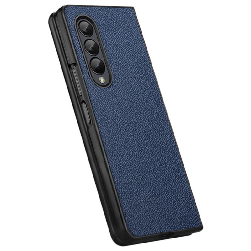 Maskica Samsung Galaxy Z Fold 4 Litchi Prava Koža