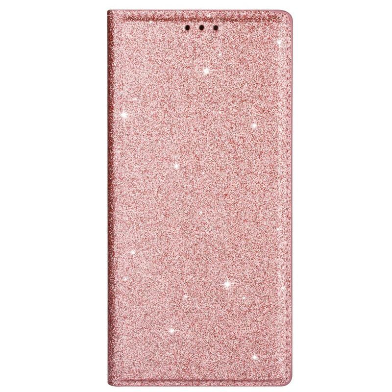Flip Futrola Samsung Galaxy A41 Kožna Futrola Stil Sa Šljokicama