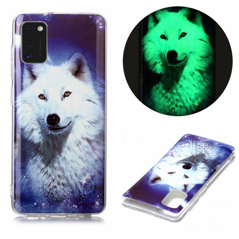 Maskica Samsung Galaxy A41 Fluorescentna Vučja Serija