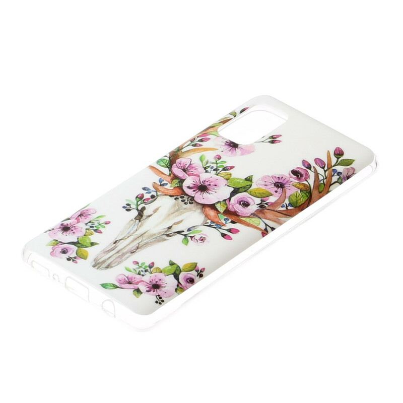Maskica Samsung Galaxy A41 Fluorescentni Cvjetni Los