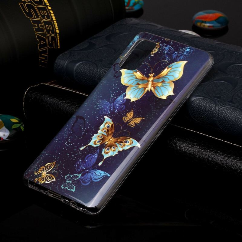 Maskica Samsung Galaxy A41 Serija Fluorescentnih Leptira