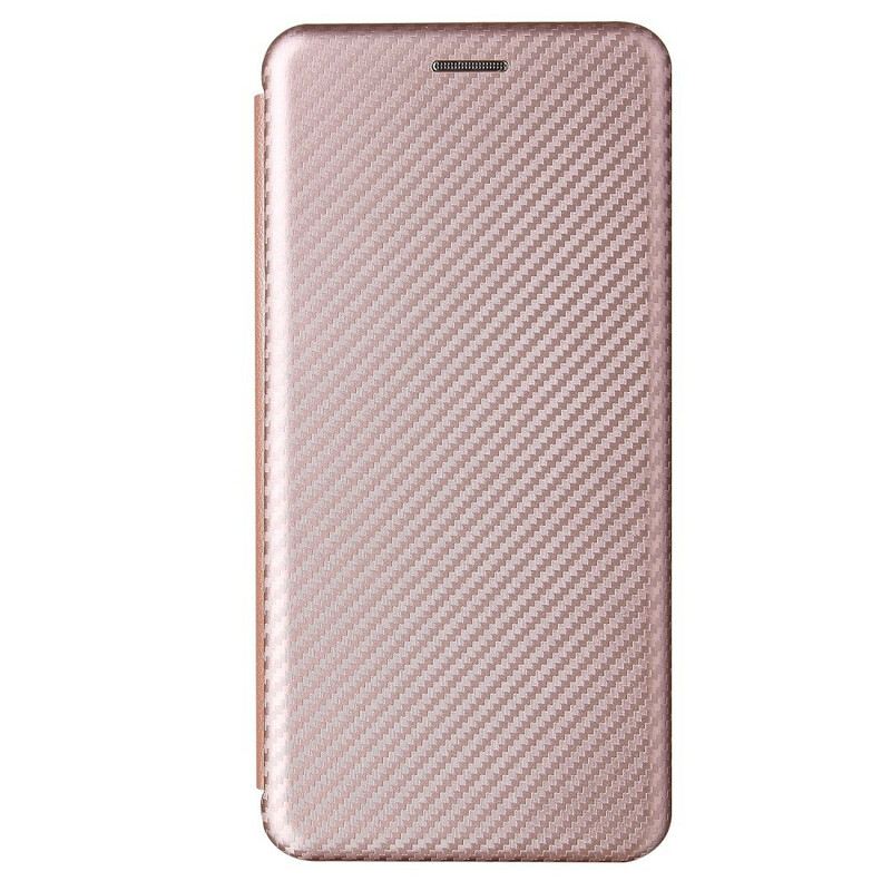 Flip Futrola Samsung Galaxy S21 5G Kožna Futrola Karbonska Vlakna