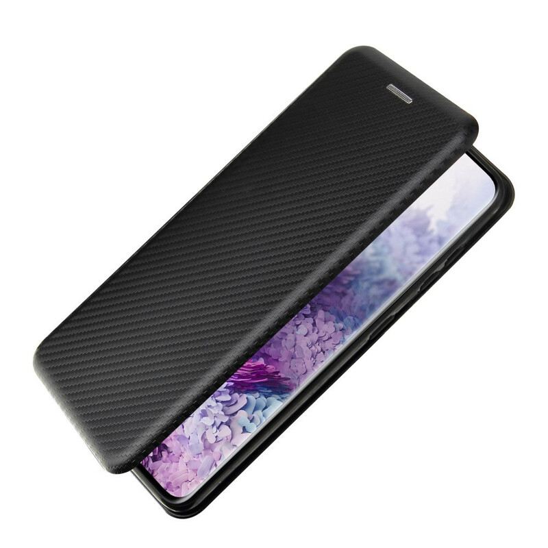 Flip Futrola Samsung Galaxy S21 5G Kožna Futrola Karbonska Vlakna