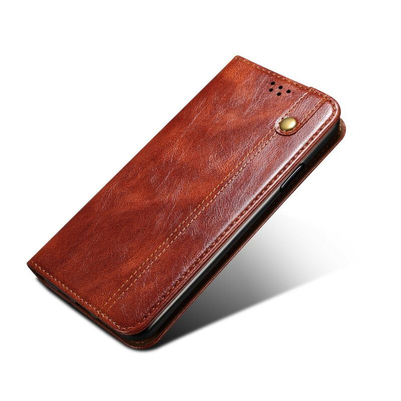 Flip Futrola Samsung Galaxy S21 5G Kožna Futrola Voštana Umjetna Koža