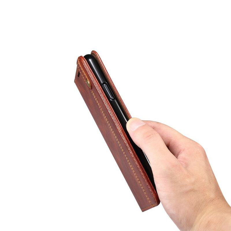 Flip Futrola Samsung Galaxy S21 5G Kožna Futrola Voštana Umjetna Koža