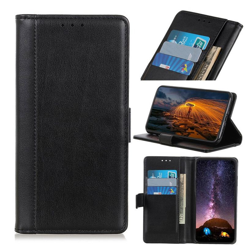 Kožna Futrola Samsung Galaxy S21 5G Stilska Kožna Elegancija